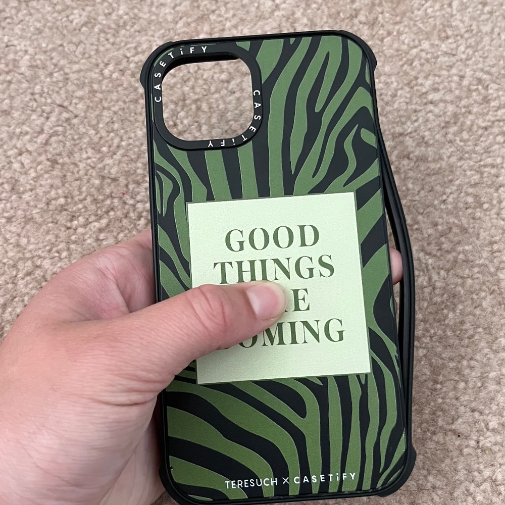 Casetify Wildcase Green for Iphone 13